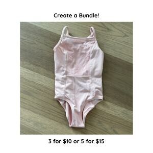 Bloch Light Pink Dance Leotard for Kids